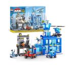 BLOQUES ZURU MAX CITY ESTACION DE POLICIAS 889 PCS COD 83162