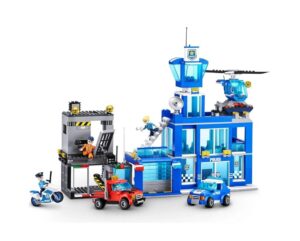 BLOQUES ZURU MAX CITY ESTACION DE POLICIAS 889 PCS COD 83162 - Imagen 2