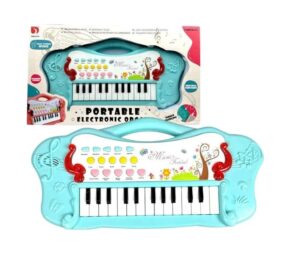 PIANO ORGANO MUSICAL FESTIVAL LUZ Y SONIDO USB COD 1630 CELEST - Imagen 3