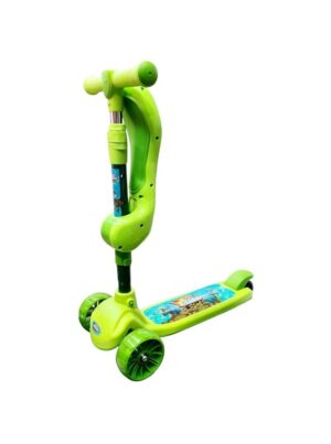 MONOPATIN GO SPEED STREET 2 EN 1 ASIENTO LUZ Y SONIDO COD 12269 VERDE - Imagen 3