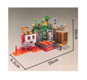MY WORLD CRAFT PLAYSET BOQUES ESCENARIO CON FIGURA MG803 - Imagen 2