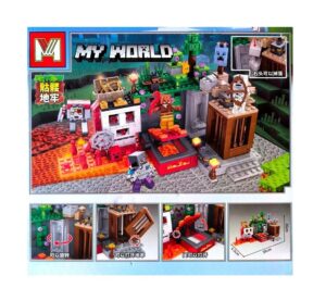 MY WORLD CRAFT PLAYSET BOQUES ESCENARIO CON FIGURA MG803 - Imagen 3