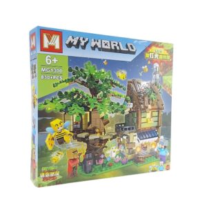 MY WORLD CRAFT PLAYSET BOQUES ESCENARIO CON FIGURA MG1300 - Imagen 2