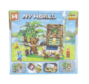 MY WORLD CRAFT PLAYSET BOQUES ESCENARIO CON FIGURA MG1300 - Imagen 3