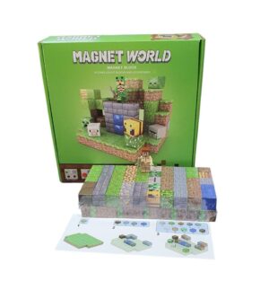 CUBOS MAGNETICOS NECRAFT 100 PCS MAGNETIC WORLD COD S001-36 - Imagen 3