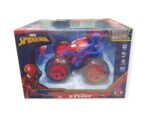 AUTO RADIO CONTROL SPIDERMAN FIVE WHEELS STUNT COD DIS042 ROJO