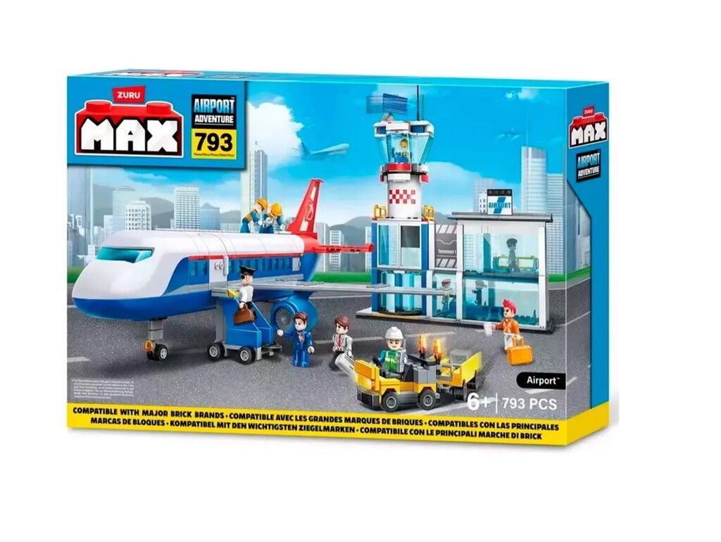BLOQUES ZURU MAX AEROPUERTO793 PCS COD 7644
