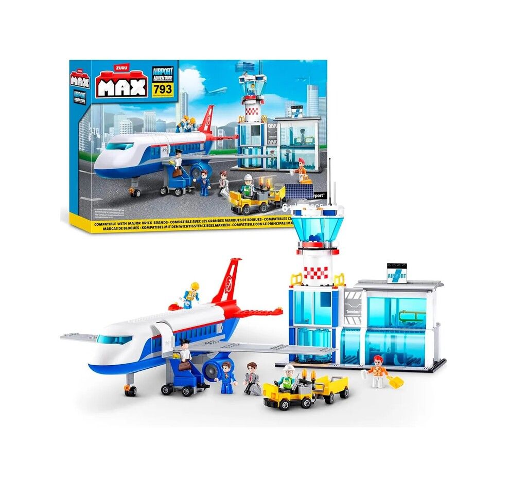 BLOQUES ZURU MAX AEROPUERTO793 PCS COD 7644 - Imagen 4
