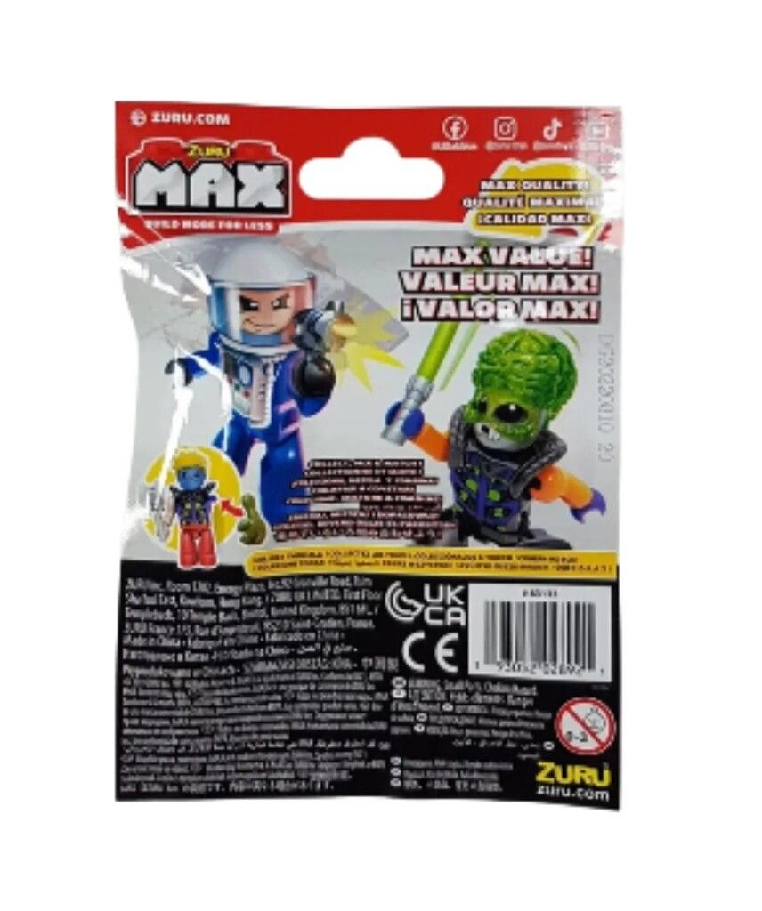 BLOQUES ZURU MAX FIGURA SORPRESA COLECCIONABLE COD 7641 - Imagen 3