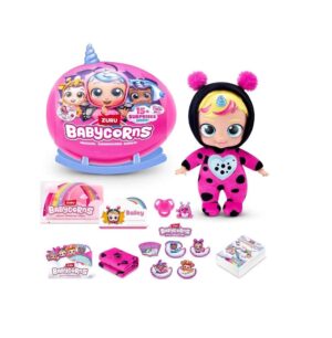 BABYCORNS BEBOTE ZURU 15 SORPRESAS SERIE 1 COD 92107 CELESTE - Imagen 4