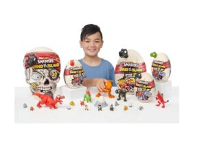 SMASHERS DINO ISLAND GIANT SKULL 30 SURPRISES COD 7488 NEGRO - Imagen 3