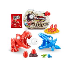 SMASHERS DINO ISLAND T REX BATTLE 20 SURPRISES COD 7486 NAR - Imagen 2