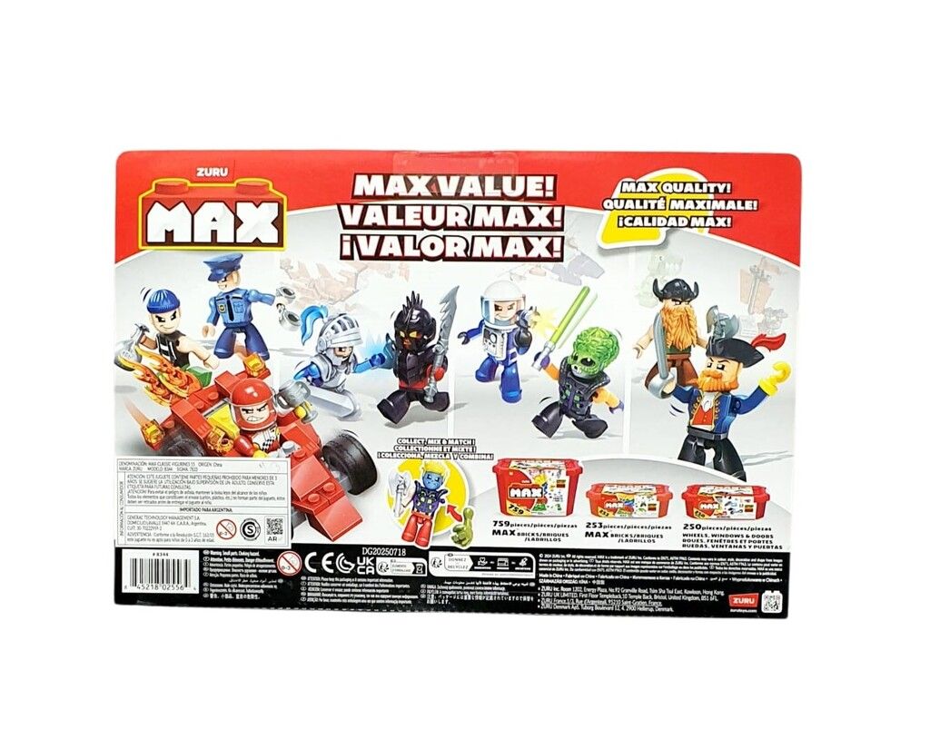 BLOQUES ZURU MAX FIGURA CAJA X 15 COLECCIONABLE COD 8344 MOD 1 - Imagen 3
