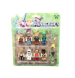 MINECRAFT MINI FIGURAS BLISTER X 8 CON ACCESORIOS COD 31082