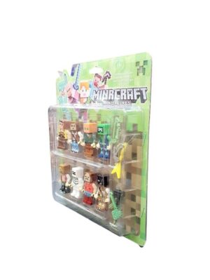 MINECRAFT MINI FIGURAS BLISTER X 8 CON ACCESORIOS COD 31082 - Imagen 3