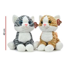 PELUCHE GATO SENTADO 40 CM PHI PHI TOYS COD 4499 BEIGE - Imagen 3