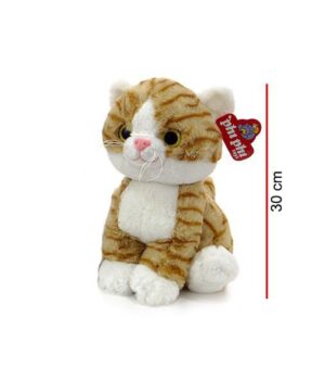 PELUCHE GATO SENTADO 30 CM PHI PHI TOYS COD 3972 BEIGE - Imagen 2