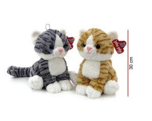 PELUCHE GATO SENTADO 30 CM PHI PHI TOYS COD 3972 BEIGE - Imagen 3