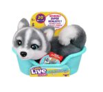 LITTLE LIVE PETS REAL PUPPY PELUCHE MINI MASCOTA COD 26611 GRIS