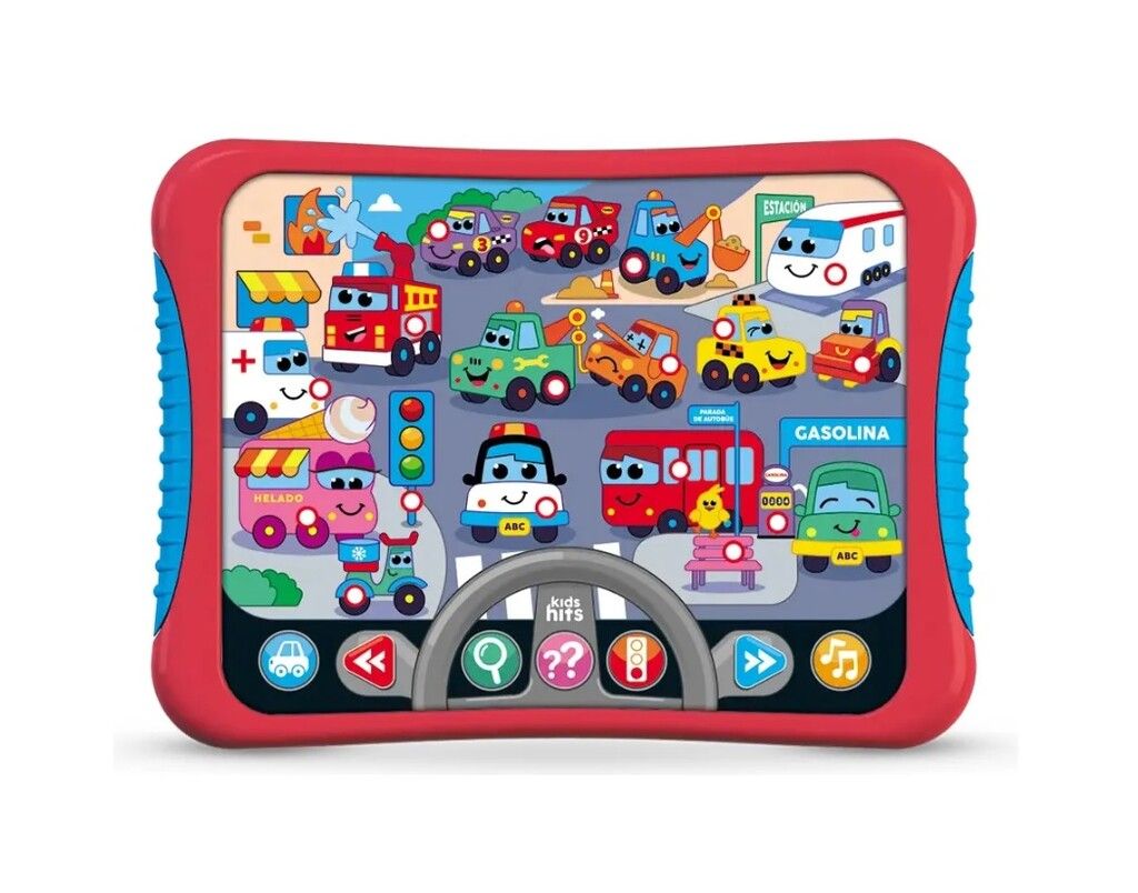 TABLET INFANTIL AUTOS Y CAMIONES INTERACTIVA KIDS HITS COD KH008 - Imagen 2
