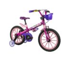 BICICLETA INFANTI DE PASEO RODADO 16 COD 3505 ROSA