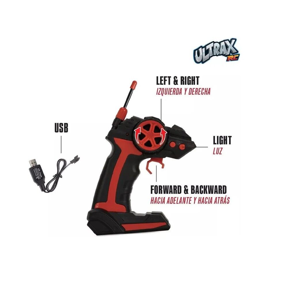 AUTO RADIO CONTROL ULTRAX OFF ROAD RACER USB COD UL071 NARAN - Imagen 3