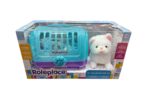 PELUCHE MASCOTA SONIDO Y MOVIMIENOT CON JAULA COD RL18 GATO