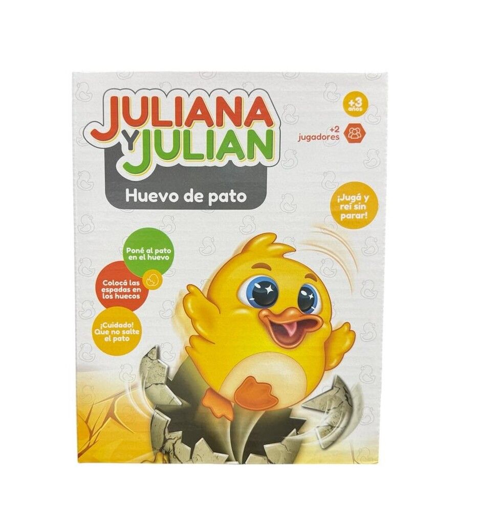 JUEGO DE MESA HUEVO DE PATO SALTARIN CON ESPADAS COD 0045