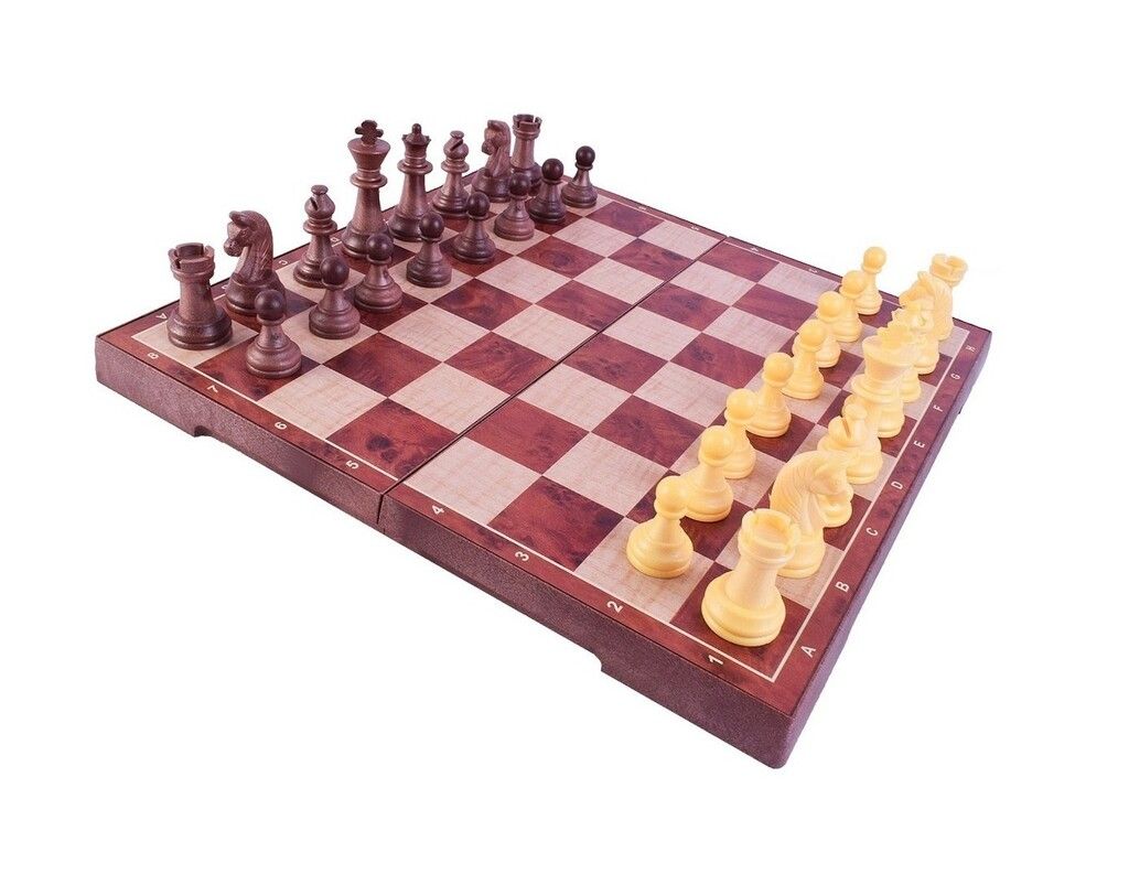 JUEGO DE MESA 2 EN 1 AJEDREZ Y DAMAS MAGNETICO COD 7416