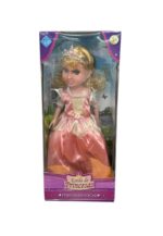 MUNECA PRINCESA MAGICA 38 CM EL DUENDE AZUL COD 8066 AURORA