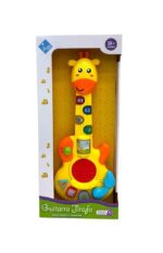 GUITARRA JIRAFA CON LUZ Y SONIDO 40 CM EL DUENDE AZUL COD 8157