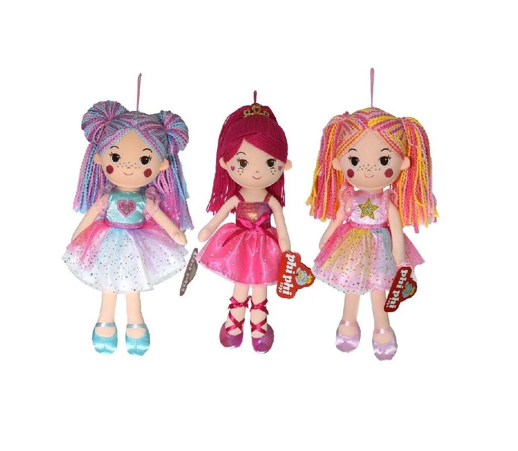 MUNECA DE PELUCHE 38 CM PHI PHI TOYS COD 6102 VEST CORAZON - Imagen 3