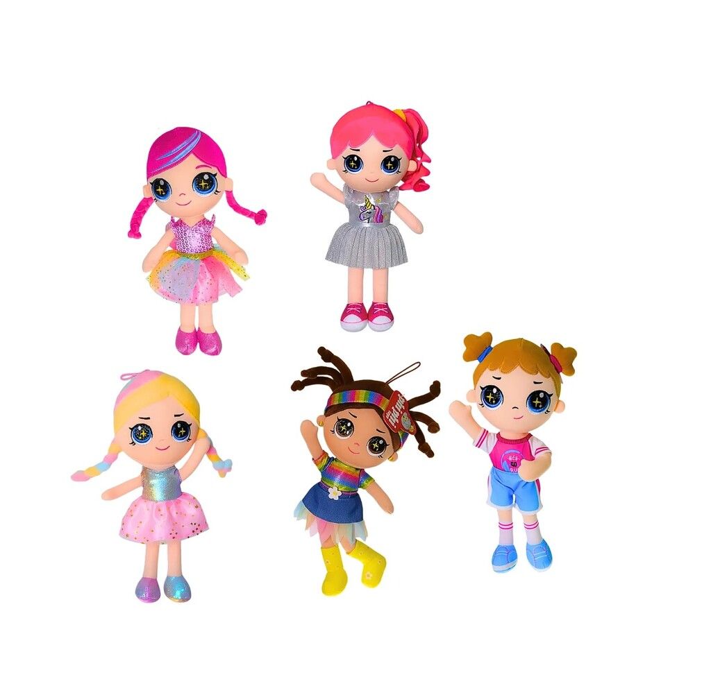 MUNECA DE PELUCHE 35 CM PHI PHI TOYS COD 6101 VEST ROSA - Imagen 4