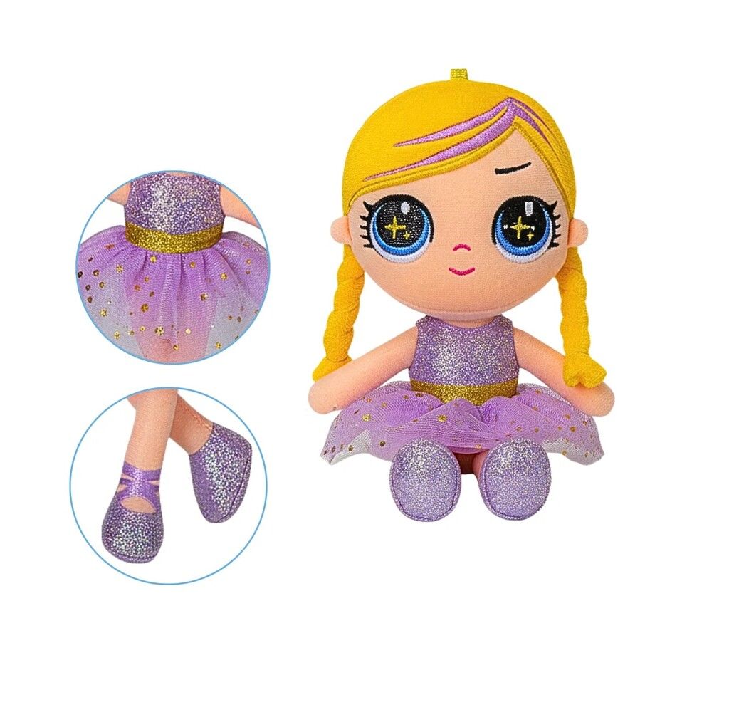 MUNECA DE PELUCHE 20 CM PHI PHI TOYS COD 6100 VEST VIOLETA - Imagen 3