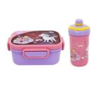 LUNCHERA TRENDY VIANDA HERMETICA CON BOTELLA COD 30432 ROSA