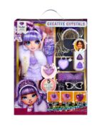 MUNECA RAINBOW HIGH CREATIVE CRYSTALS COD 121350 VIOLET