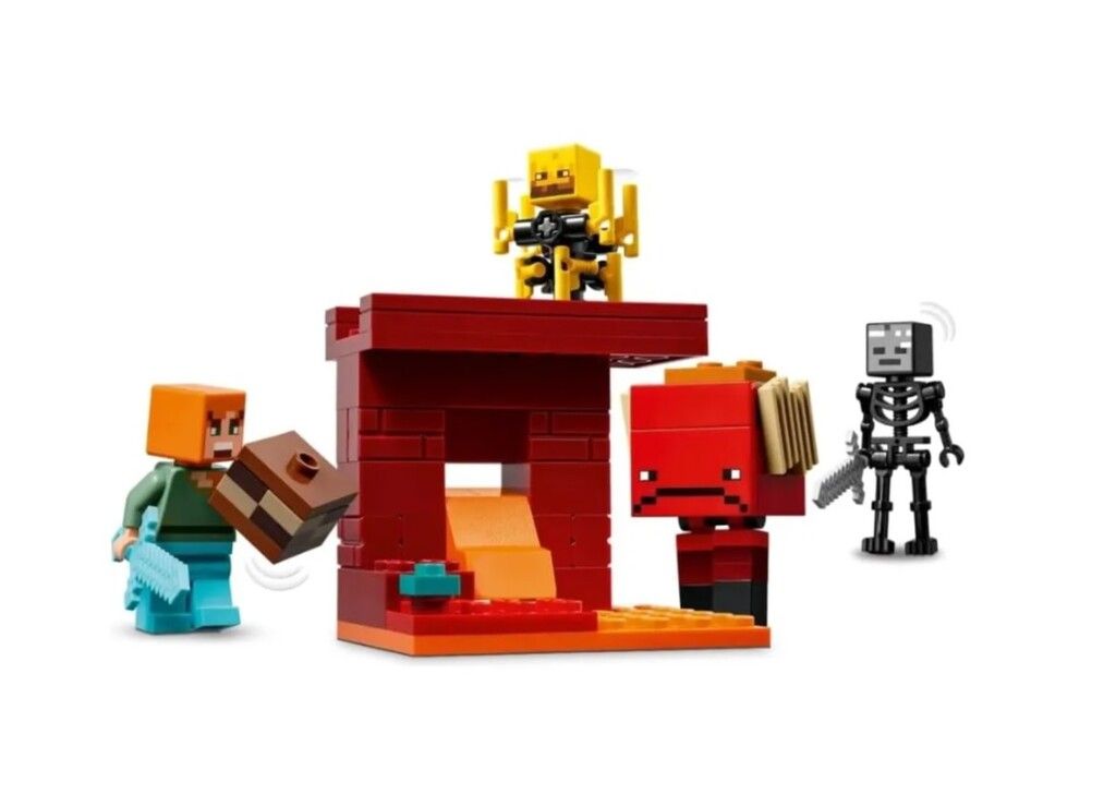 LEGO MINECRAFT BATALLA DE LAVA 99 PIEZAS COD 21266 - Imagen 3