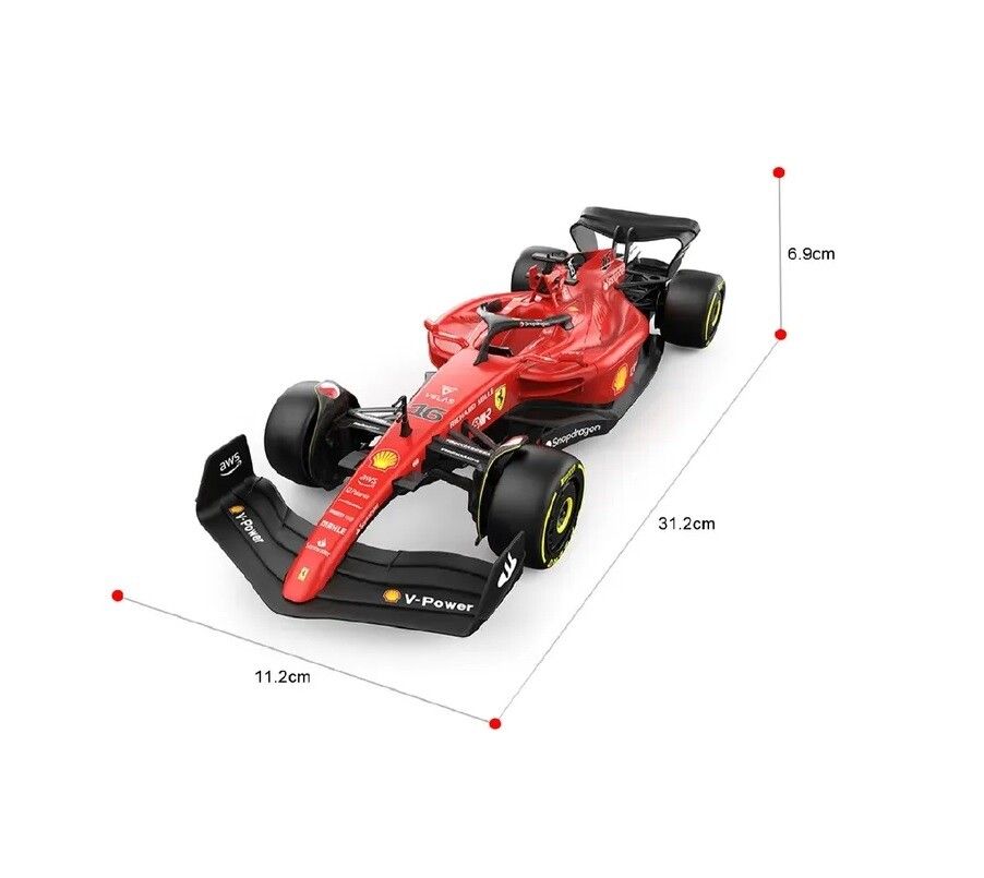 AUTO FORMULA 1 RADIO CONTROL FERRARI ESCALA 1.18 COD 93400 - Imagen 4