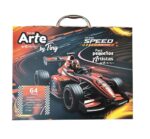 TINY SET DE ARTE 64 PIEZAS FORMULA 1 SPEED RACING COD 56573